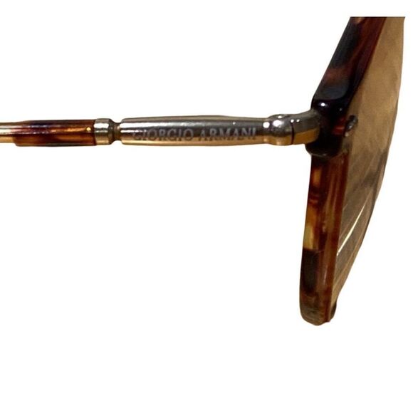 Vintage Giorgio Armani Dark Havana Tortoise Frames Of Life Glasses Designer - Picture 7 of 7